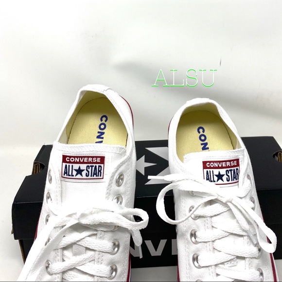 Converse All Star Classic Low Canvas White Women’s Size Sneakers M7652C - Picture 2 of 8